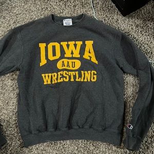 Iowa wrestling vintage champion crew